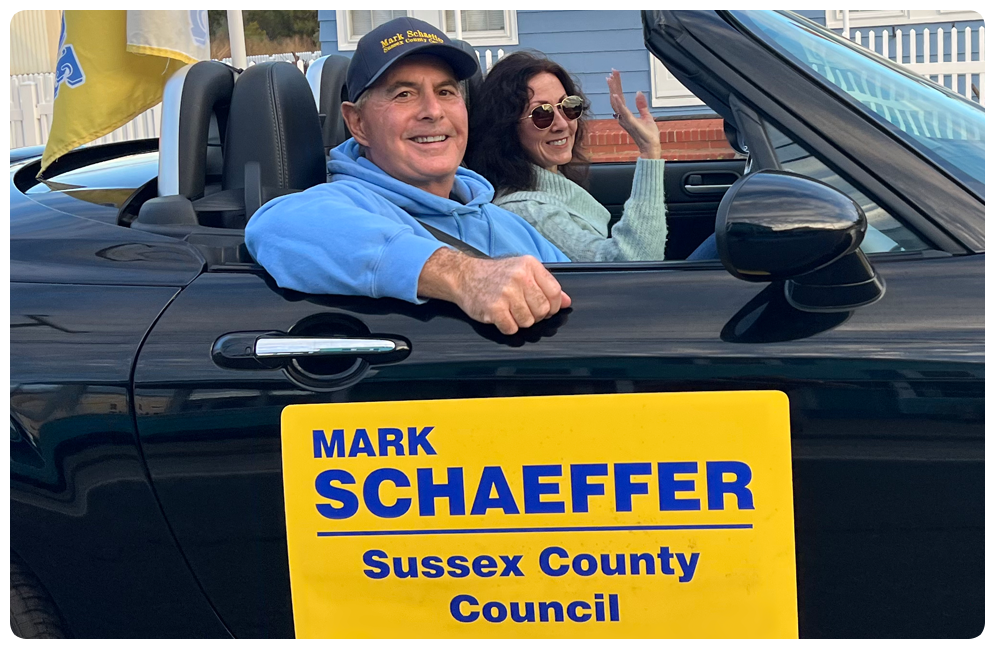 re-elect Sussex County Councilman Mark Schaeffer