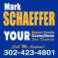 Mark Schaeffer, YOUR Sussex County Councilman, District 3, Sussex County Delaware.